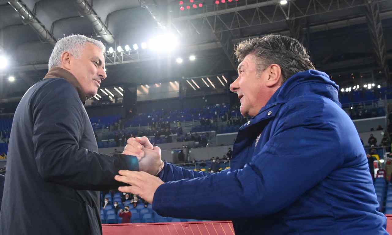 Mourinho saluta Mazzarri 