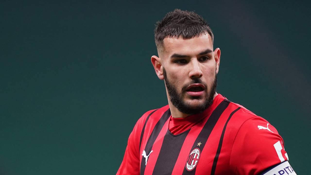 Theo Hernandez pensieroso Milan