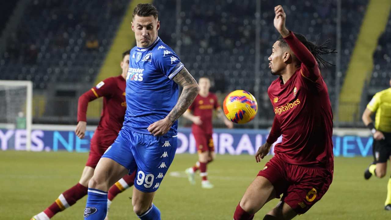 Empoli-Roma in campo