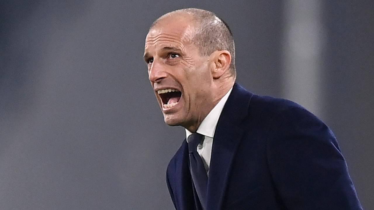 Allegri urla dalla panchina