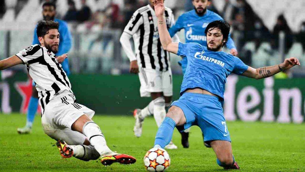 Sardar Azmoun nel match tra Zenit e Juve