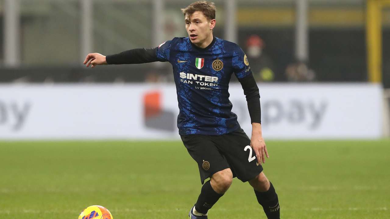 Barella in azione