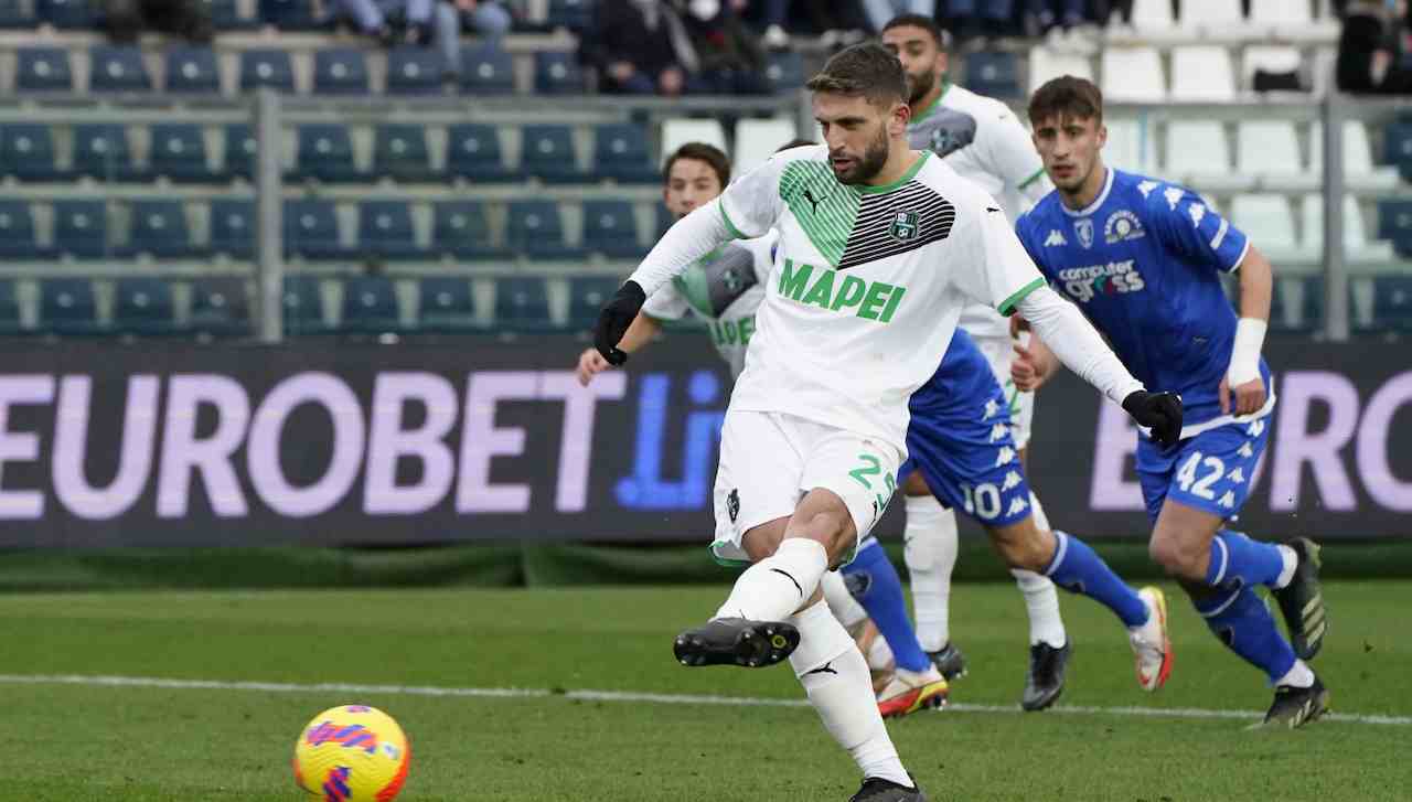 Berardi trasforma il rigore