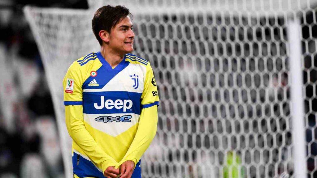 Paulo Dybala con la maglia della Juventus