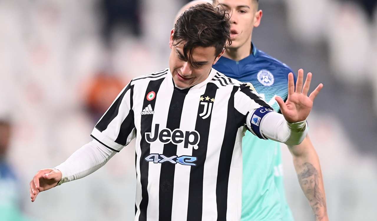 Dybala in campo