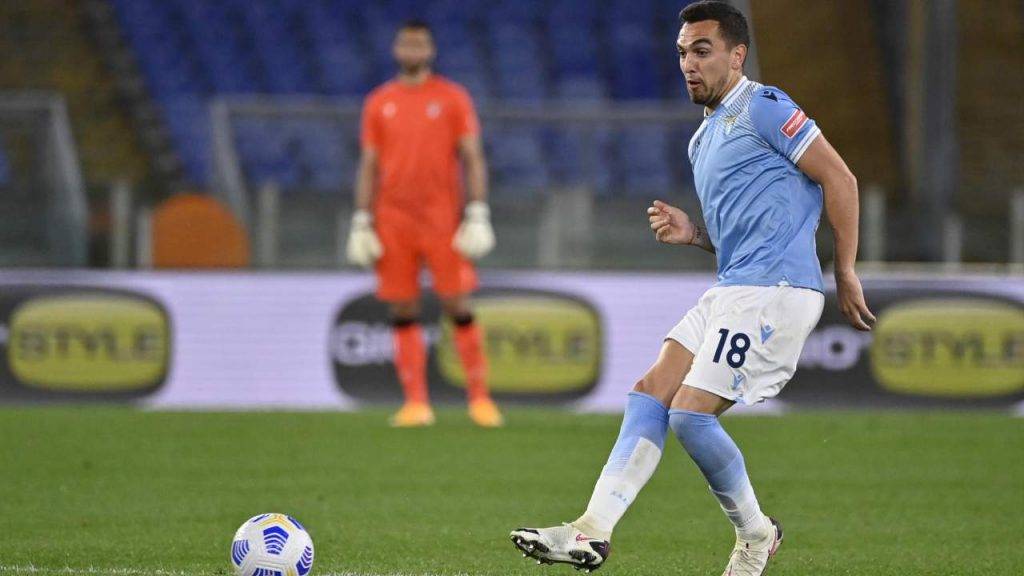 Gonzalo Escalante in azione con la Lazio