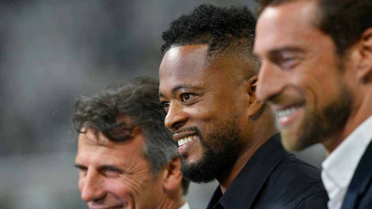 Evra Zola e Marchisio sorridenti