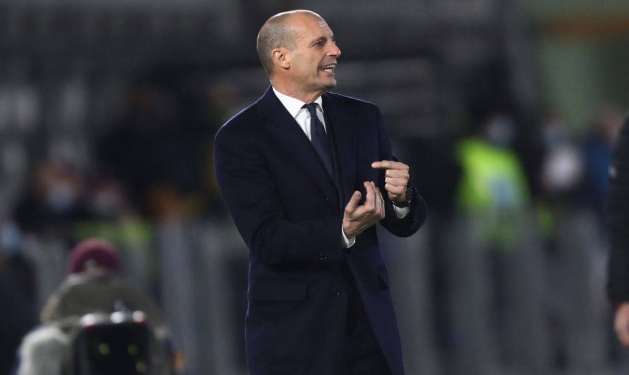 Juventus, Allegri dà indicazioni alla squadra