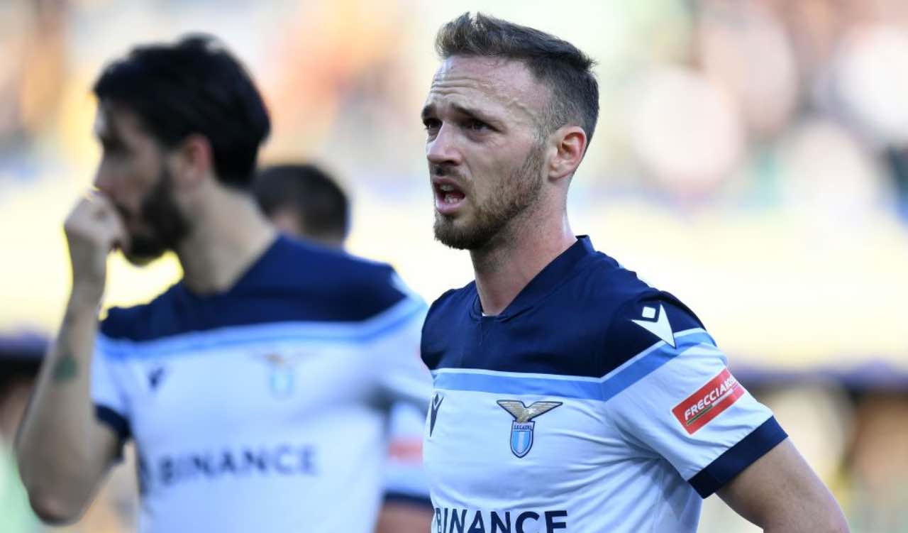 Manuel Lazzari in Verona-Lazio 