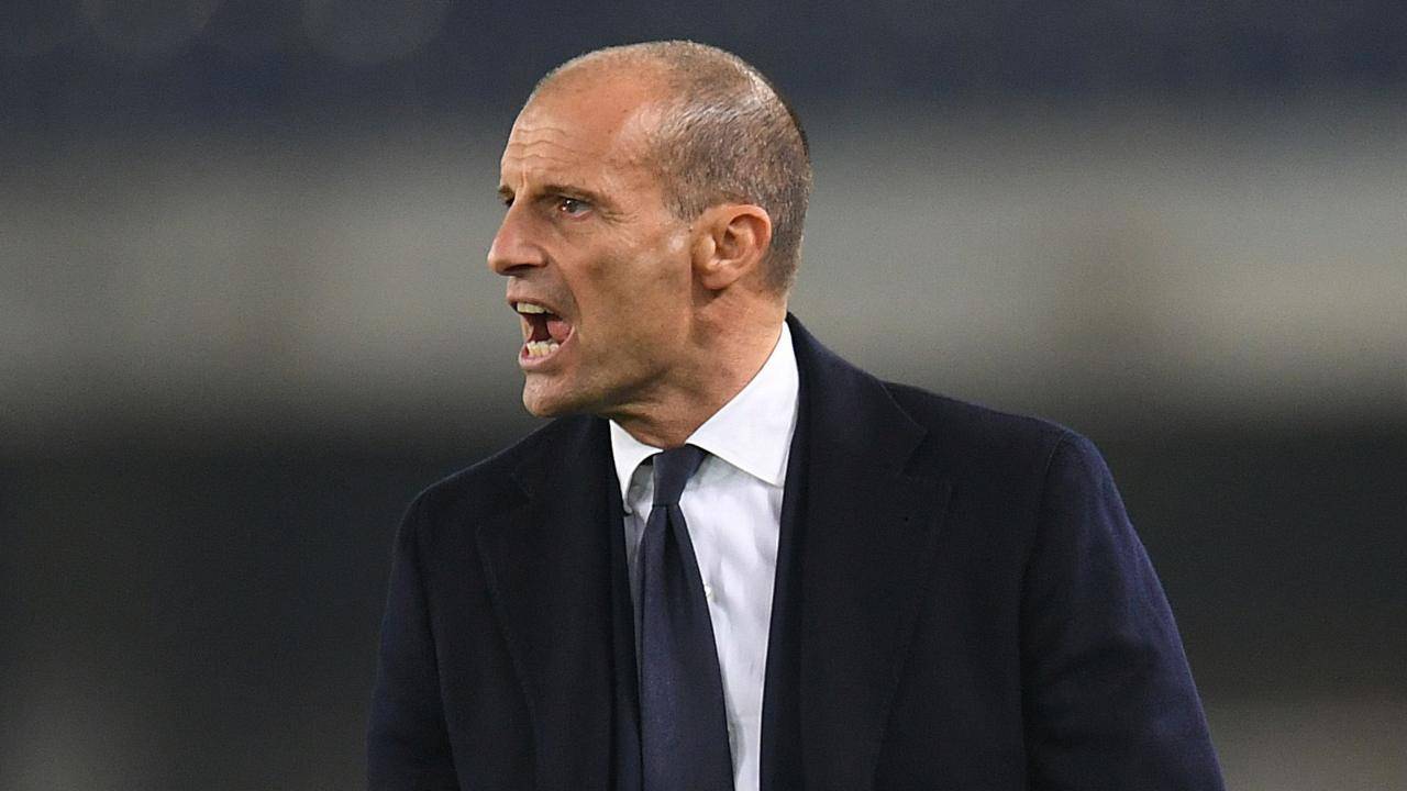 Massimiliano Allegri arrabbiato