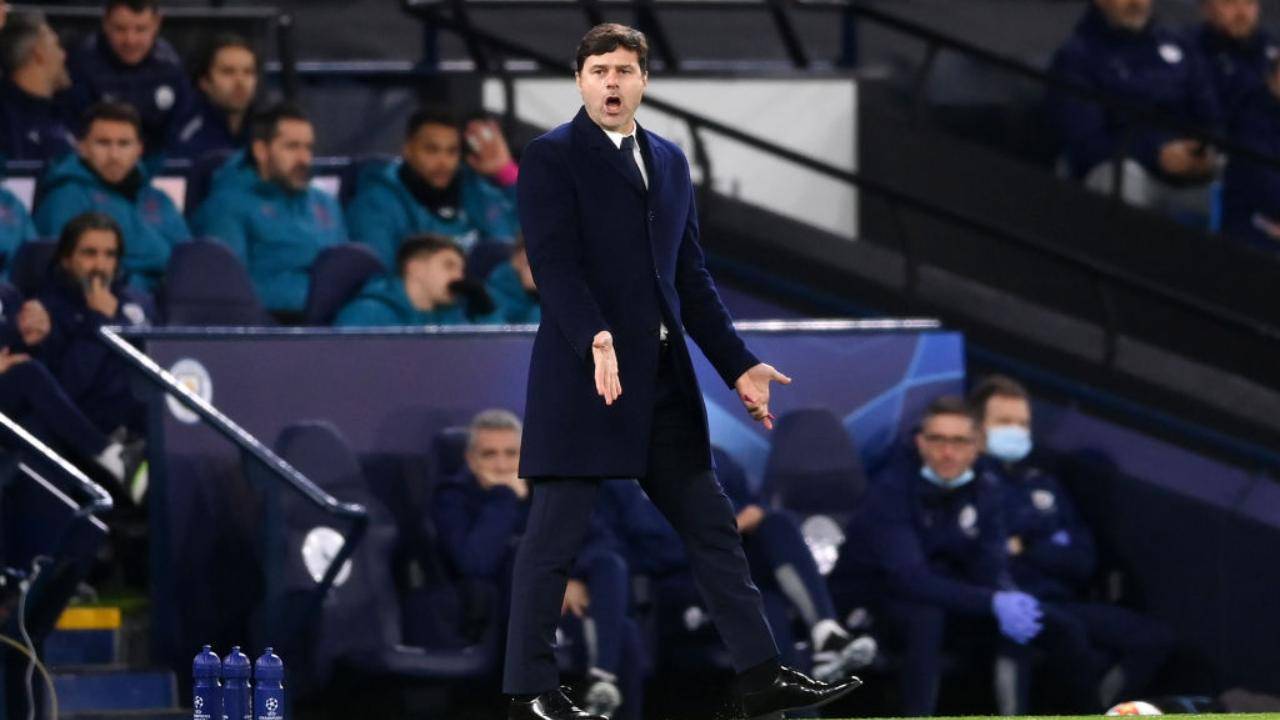 Mauricio Pochettino arrabbiato