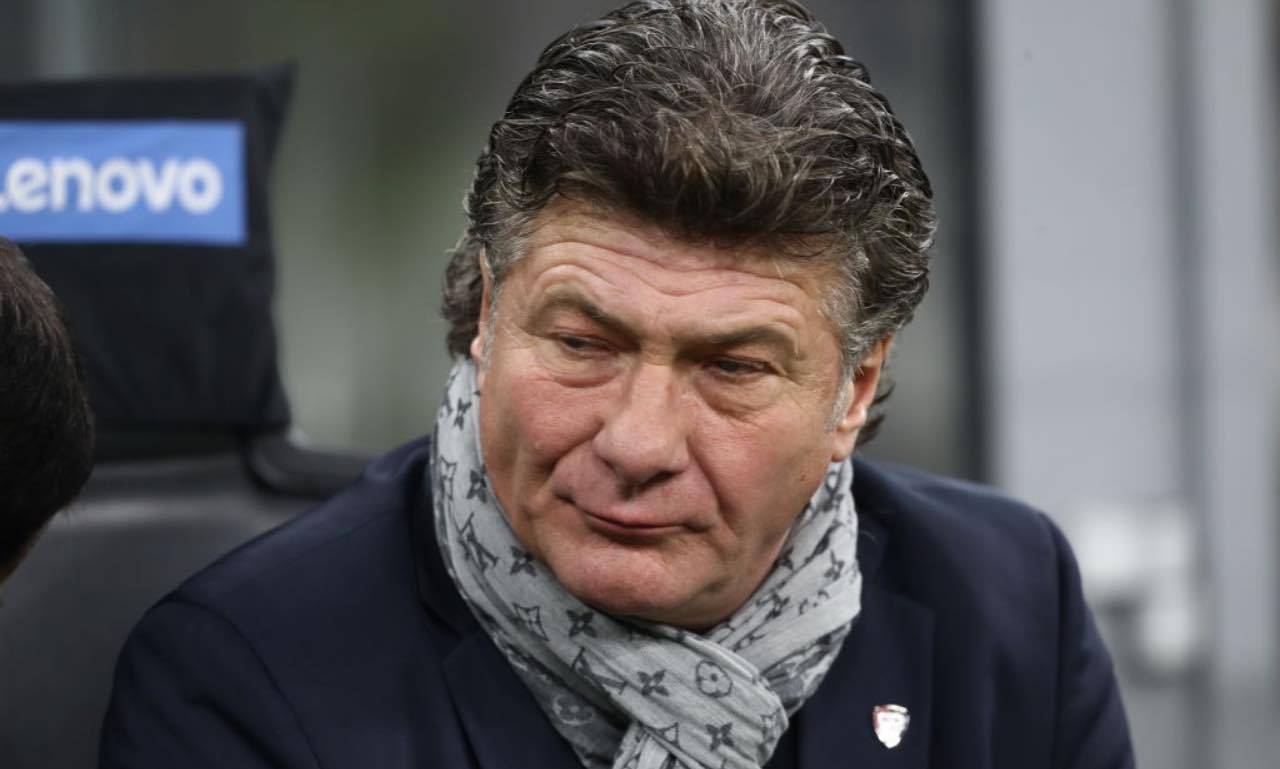 Walter Mazzarri in panchina