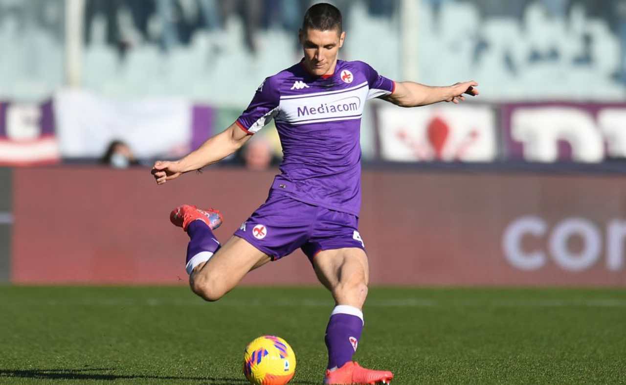 Milenkovic in Fiorentina-Sassuolo