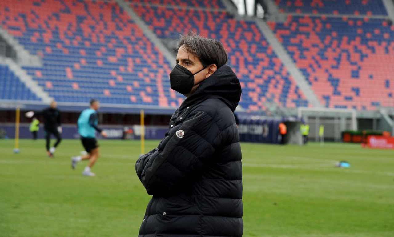 Simone Inzaghi in Bologna-Inter