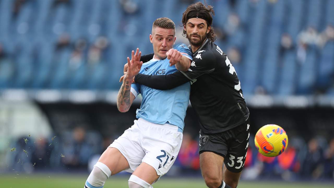 Lazio-Empoli in campo
