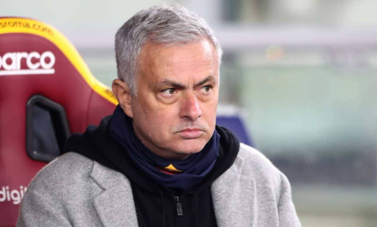 Mourinho in Roma-Juventus