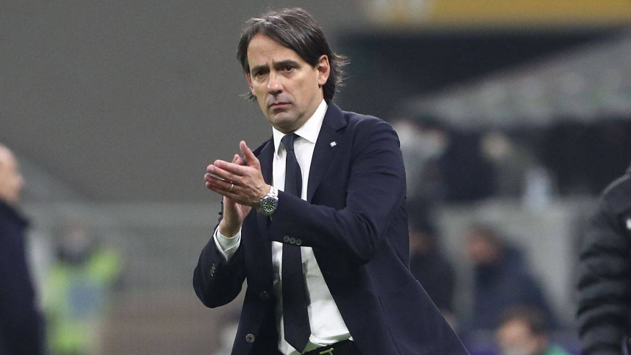 Simone Inzaghi applaude