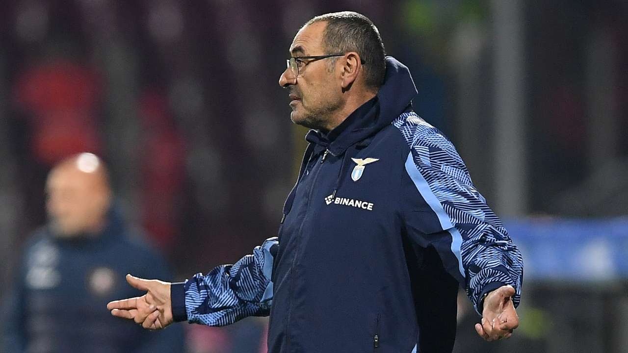 Maurizio Sarri sconsolato