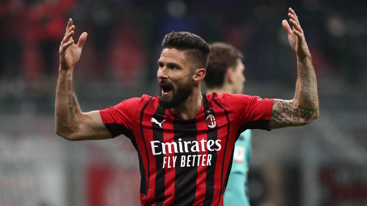 Milan, arriva l’amara frecciata di Giroud alla Serie A