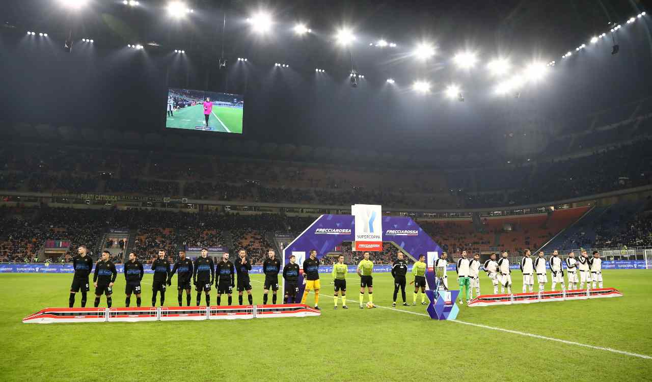 Inter e Juventus in campo