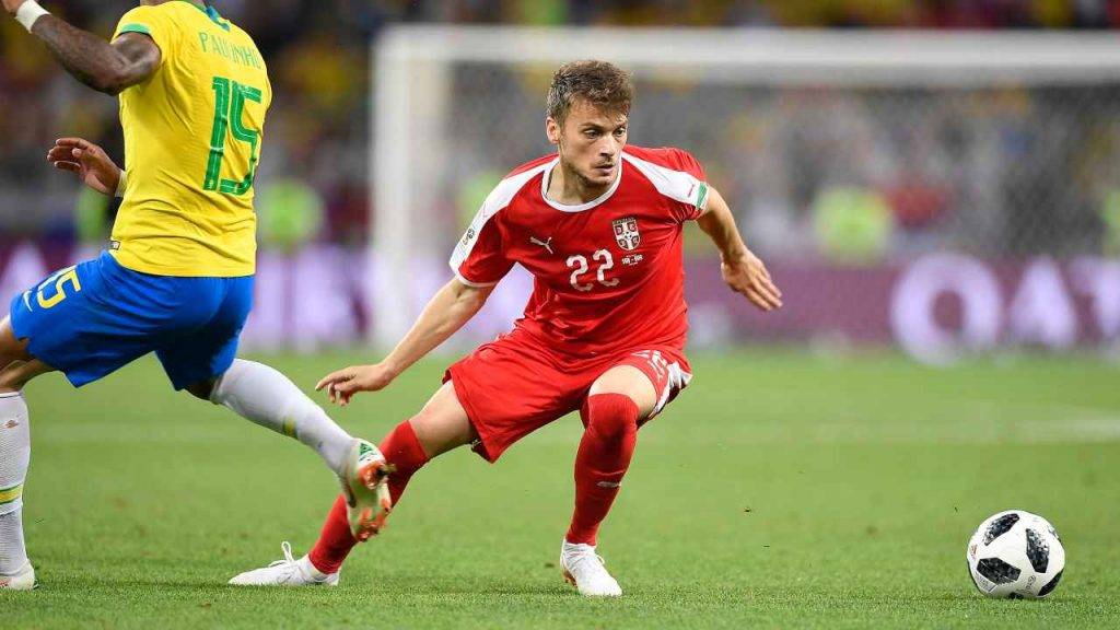 Ljajic con la maglia della Serbia