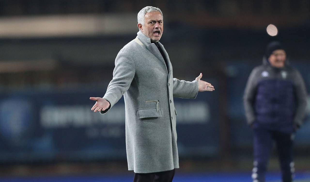 Mourinho in panchina