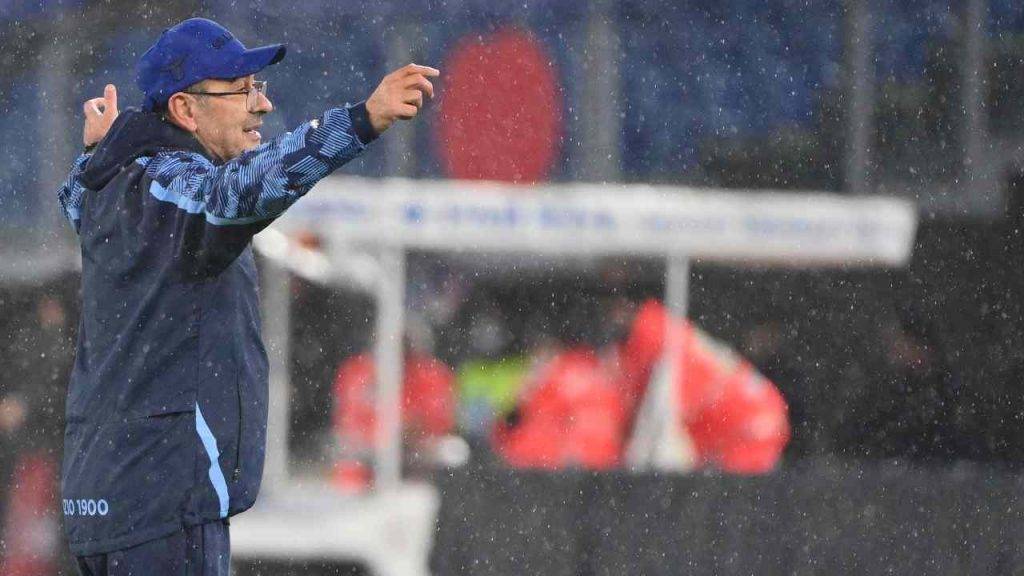 Maurizio Sarri esulta