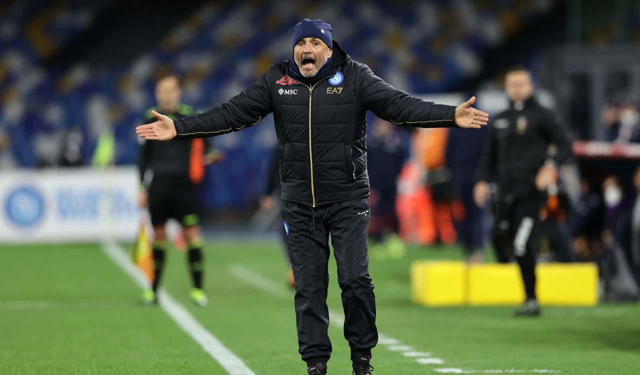 Spalletti urla in panchina