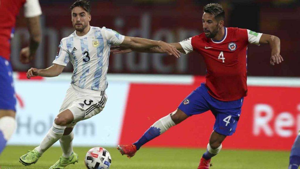 Tagliafico con la maglia dell'Argentina