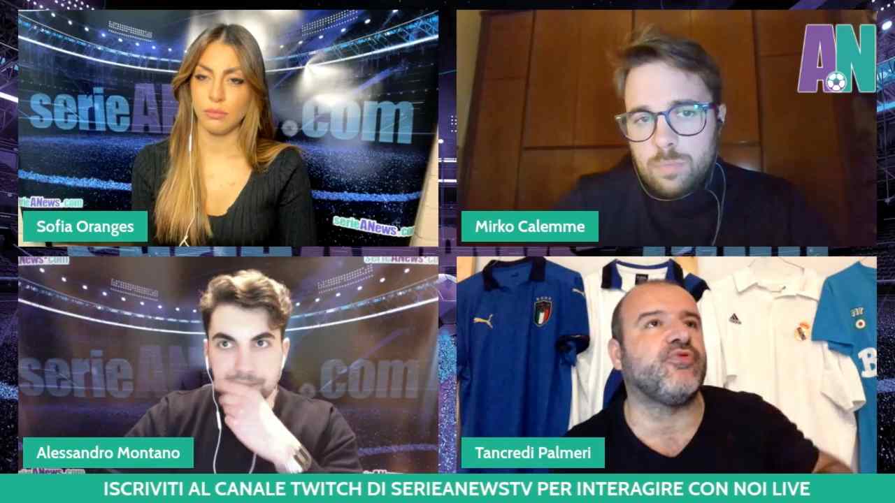 Tancredi Palmeri, live su SerieANewsTV