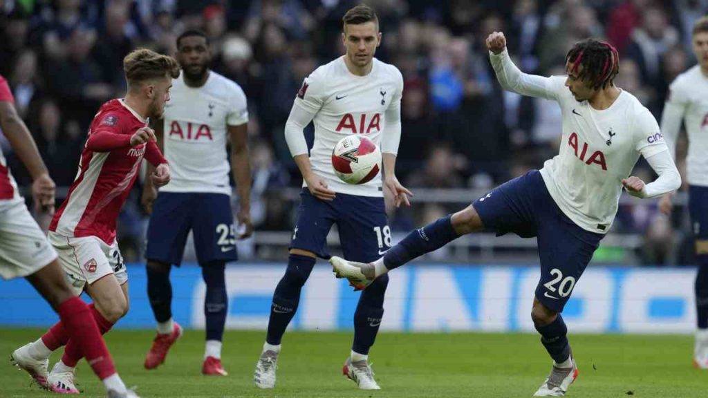 Il Tottenham in campo