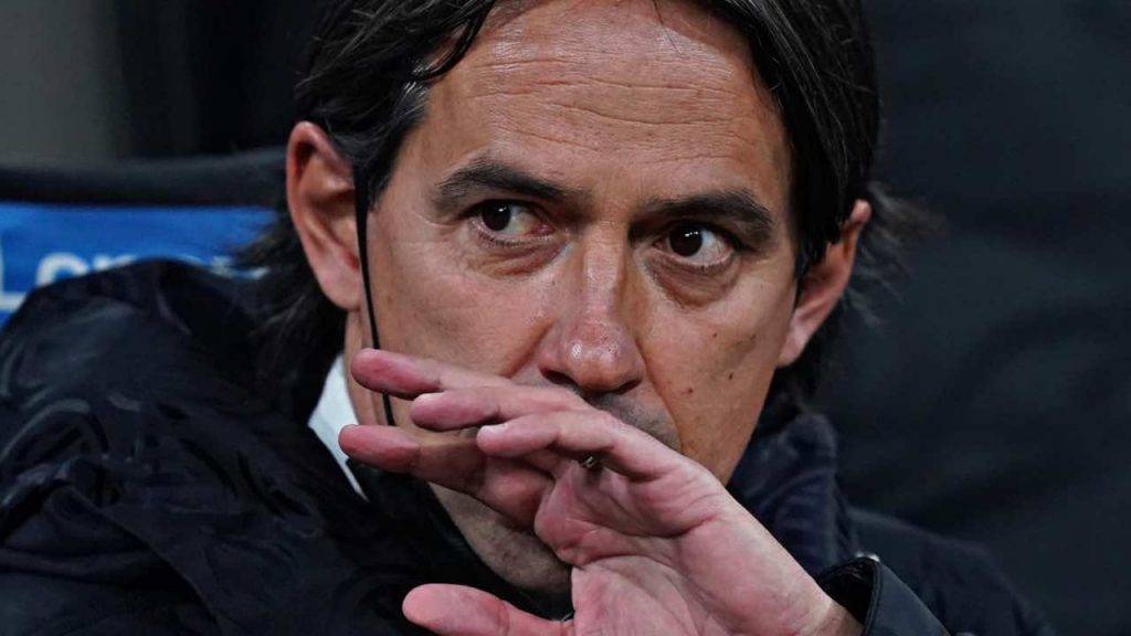 Il tecnico dell'Inter Inzaghi preoccupato