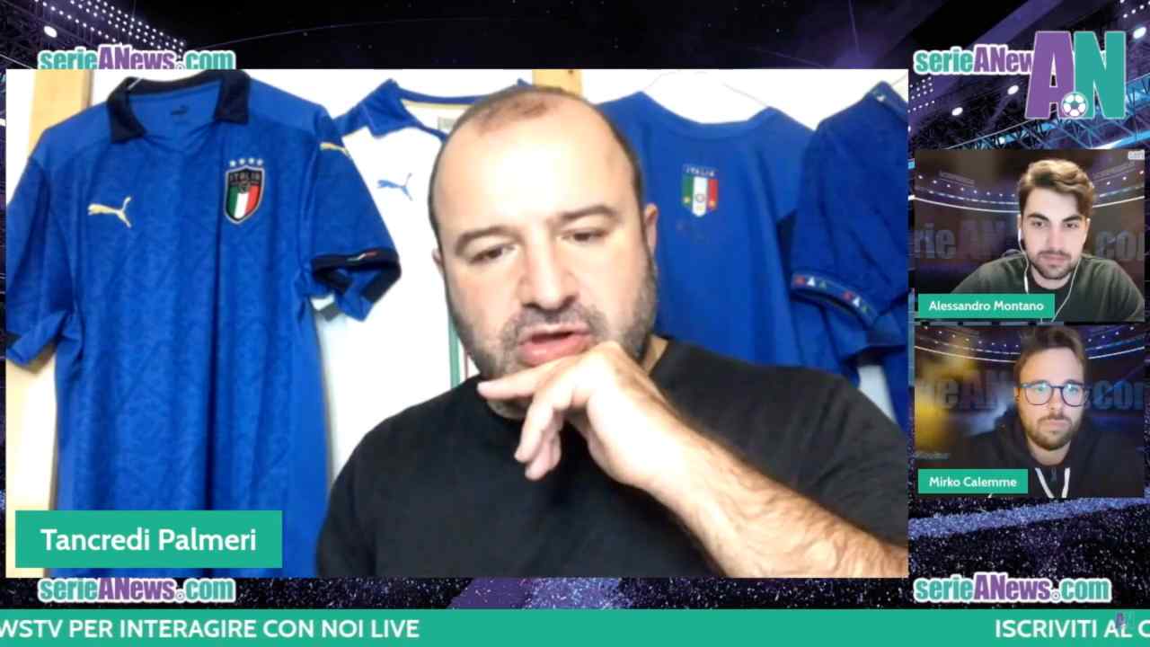 Tancredi Palmeri, live su SerieANewsTV