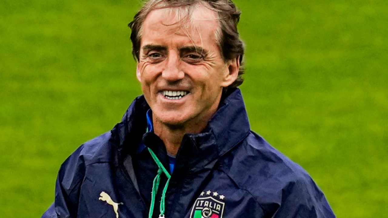 Mancini sorride felice Nazionale Italia