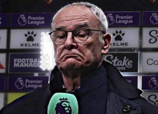 Ranieri deluso durante l'intervista Watford
