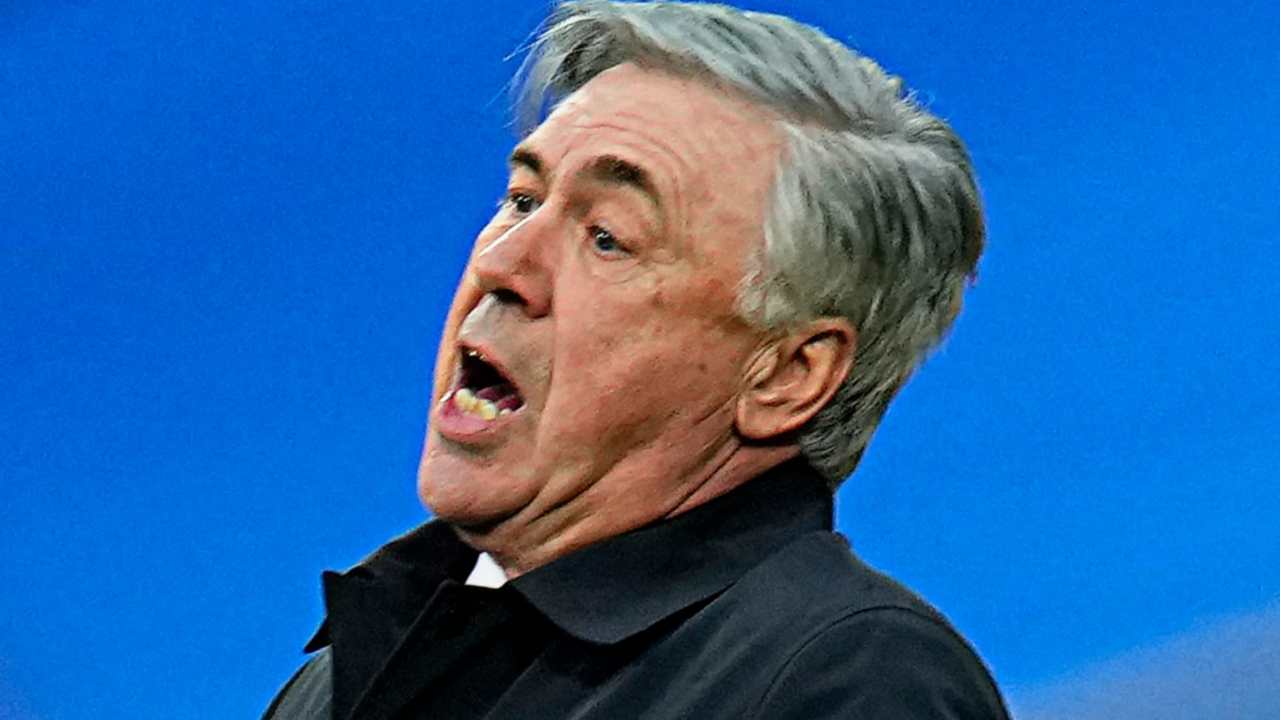 Ancelotti si arrabbia 