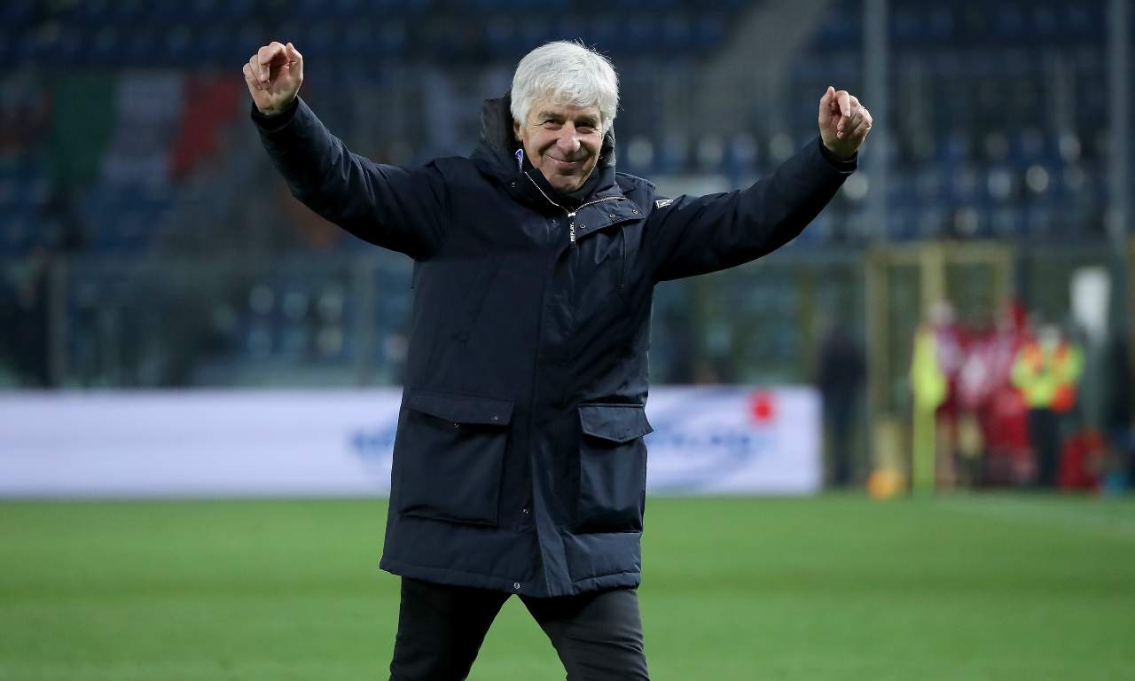 Atalanta, Gasperini alza le braccia al cielo