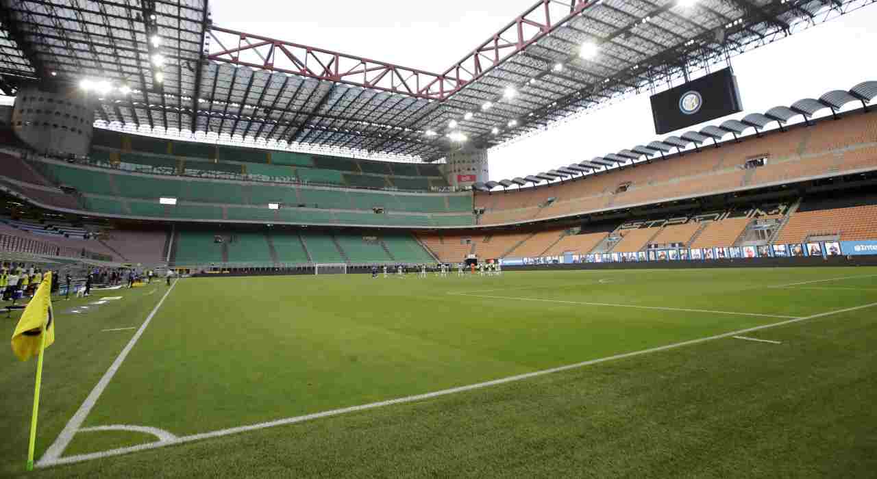 Stadio San Siro vuoto