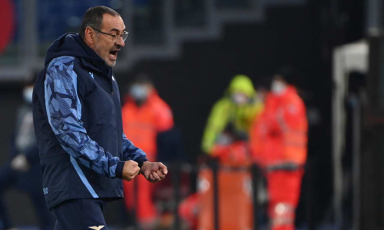 Lazio, Sarri esulta contro il Galatasaray 