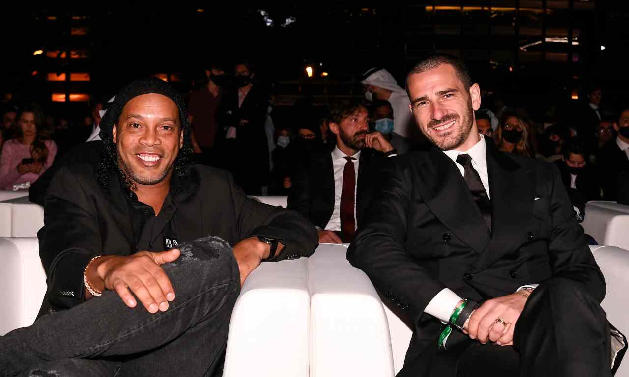 Ronaldinho con Bonucci 