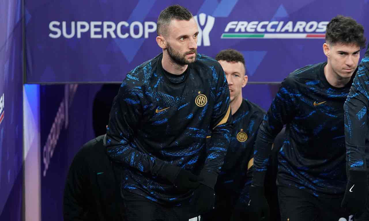 Brozovic scende in campo in Supercoppa