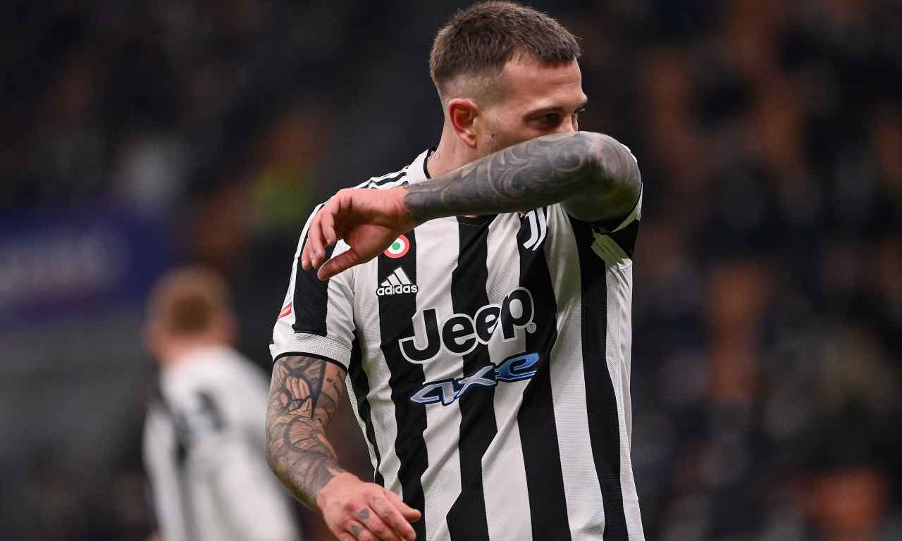 Juventus, Federico Bernardeschi contro l'Inter