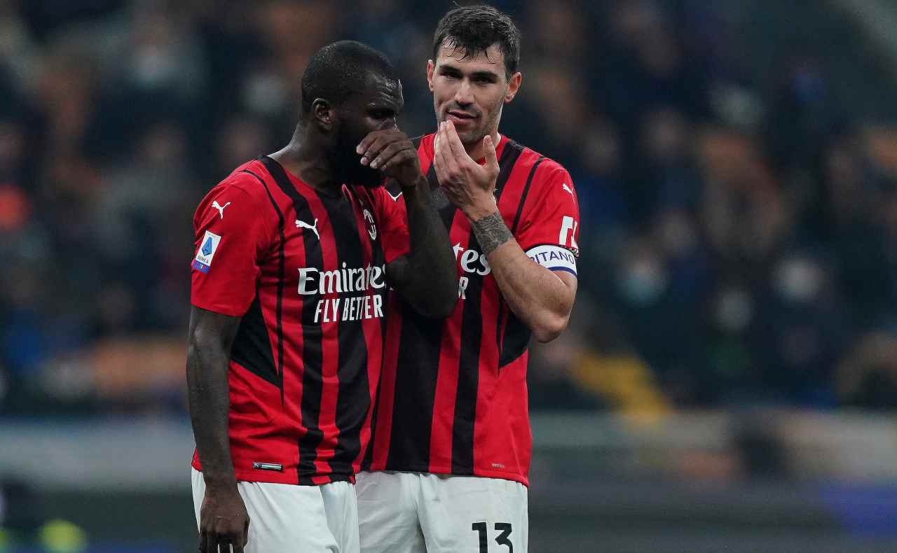 Romagnoli parla con Kessie 