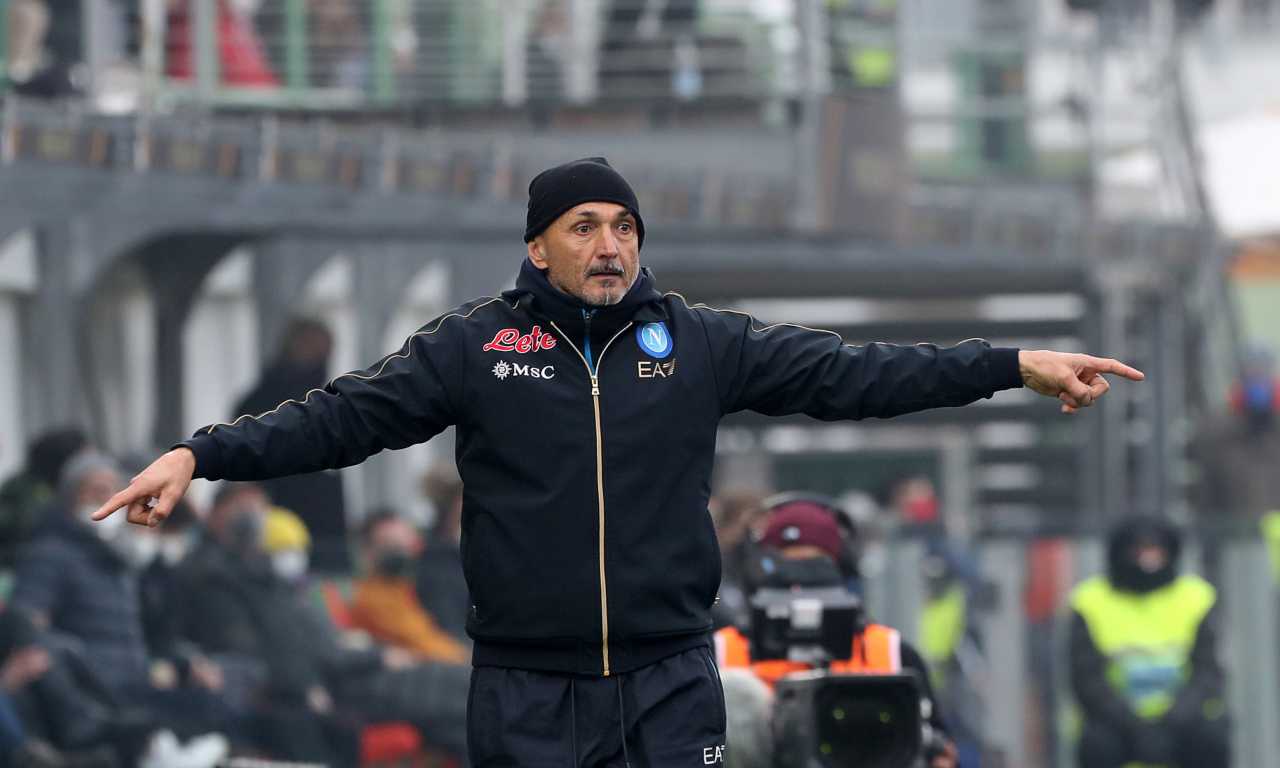 Spalletti dà indicazioni 