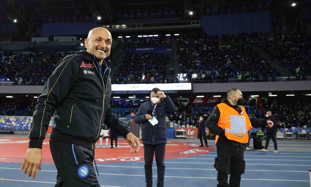 Napoli, Luciano Spalletti sorridente