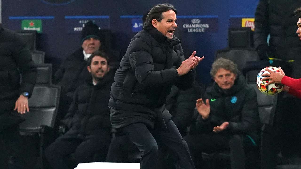 Simone Inzaghi arrabbiato