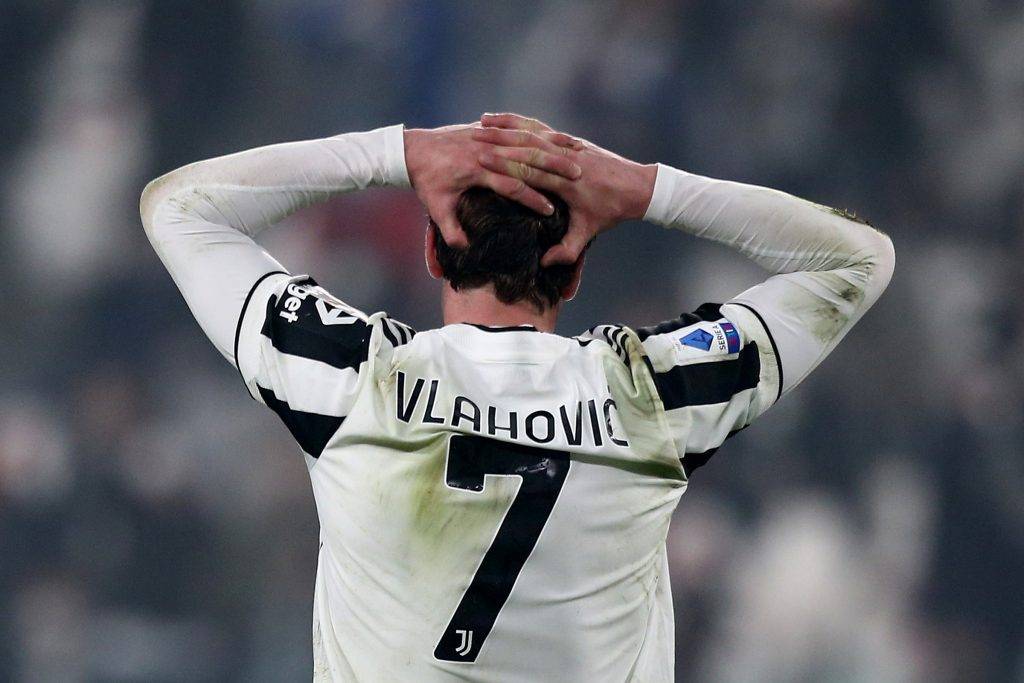 Dusan Vlahovic, attaccante della Juventus