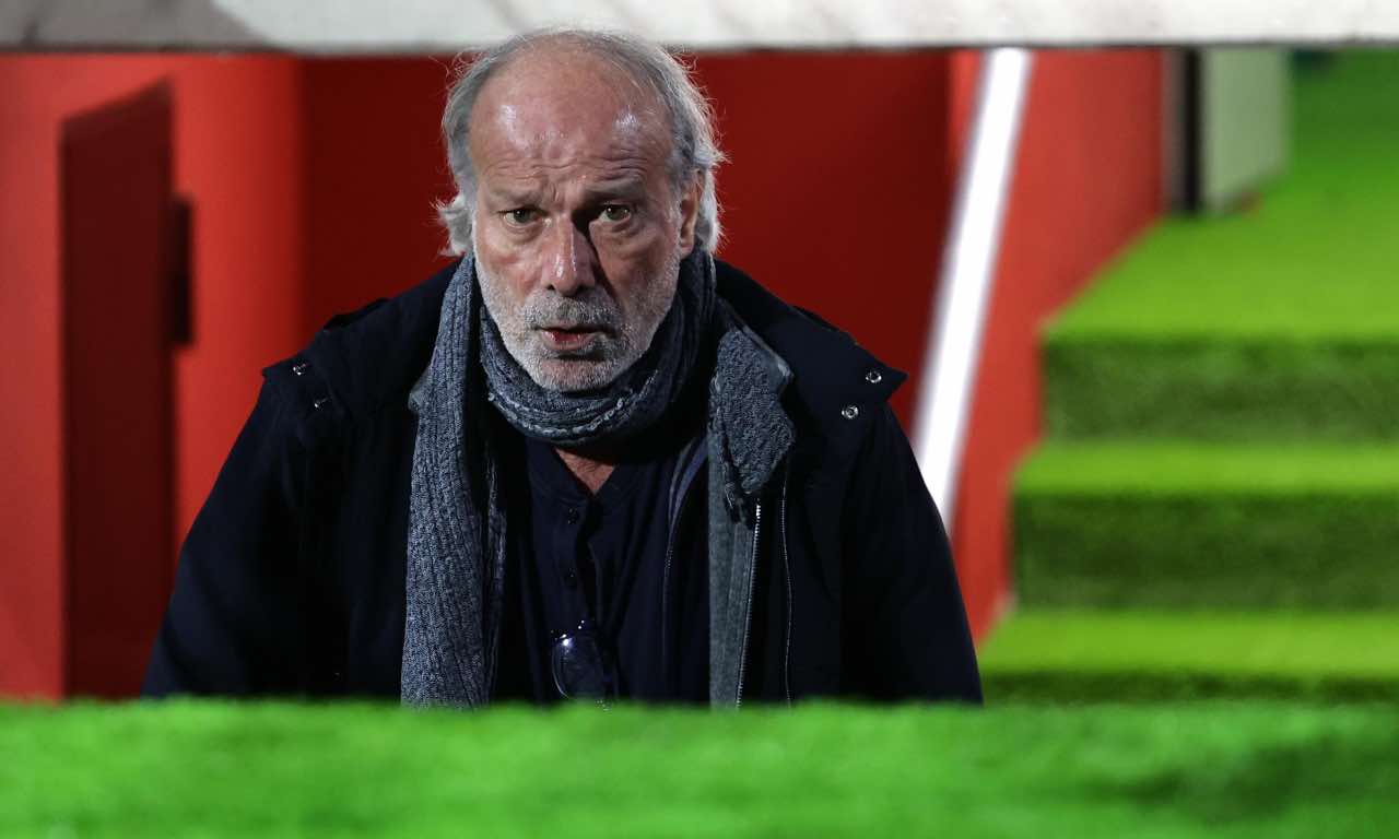 Sabatini durante Salernitana-Milan