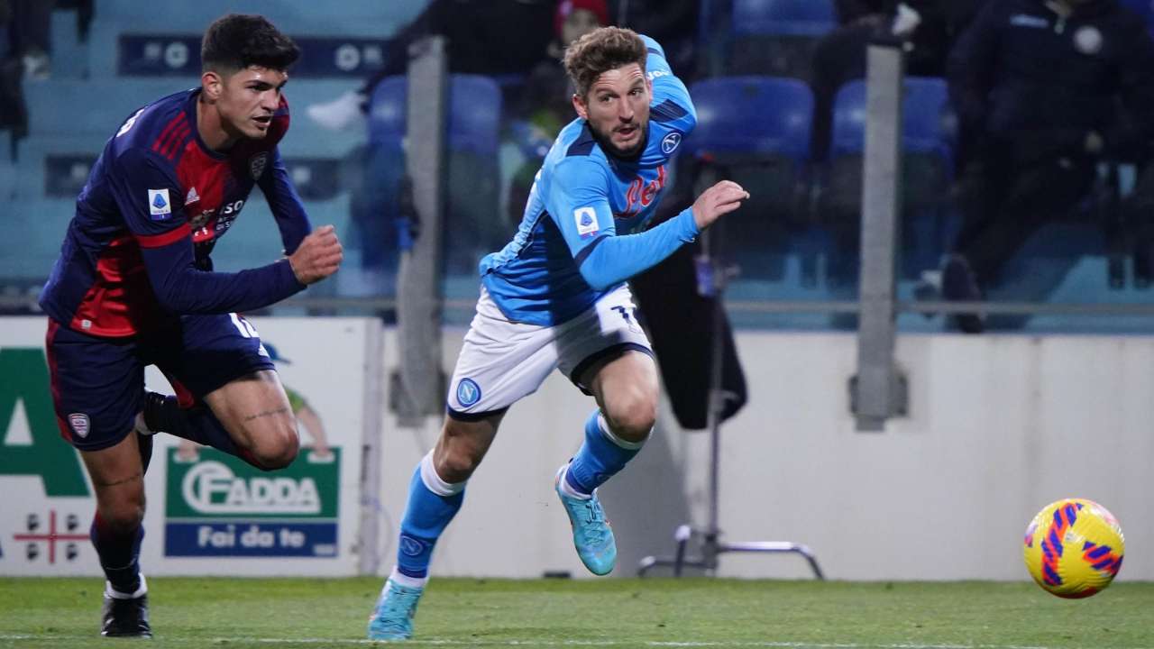 Dries Mertens in azione