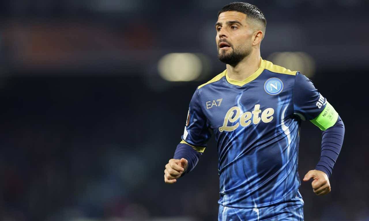 Lorenzo Insigne durante Napoli-Barcellona